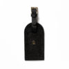 Saffiano bőr fekete luggage tag