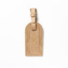 Saffiano bőr arany luggage tag