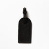 Saffiano bőr fekete luggage tag