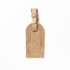 Saffiano bőr arany luggage tag
