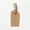 Saffiano bőr arany luggage tag