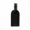 Saffiano bőr fekete luggage tag