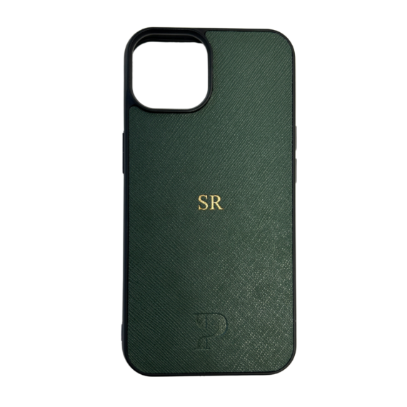 Saffiano bőr zöld iPhone telefontok